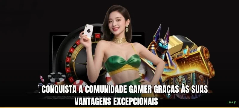 Imagem promocional da experiência de game da 45ff